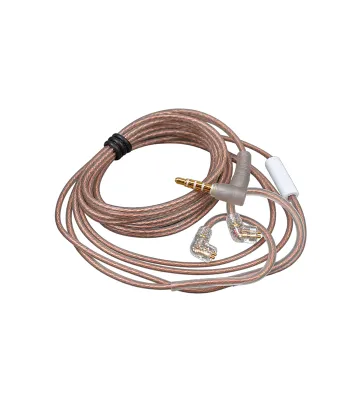 Replacement Cable for KZ EDX PRO 2, KZ CASTOR SERIES with mic