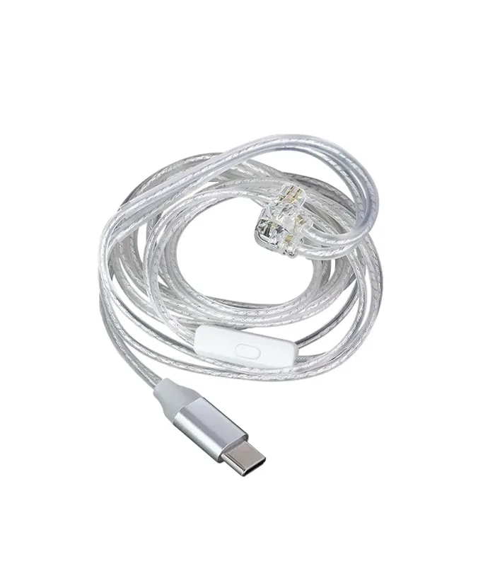 Silver Plated Type-C Cable for IEMS