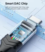 JSAUX USB Type C to 3.5mm Single Audio Splitter - Image 2