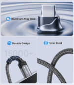 JSAUX USB Type C to 3.5mm Single Audio Splitter - Image 4