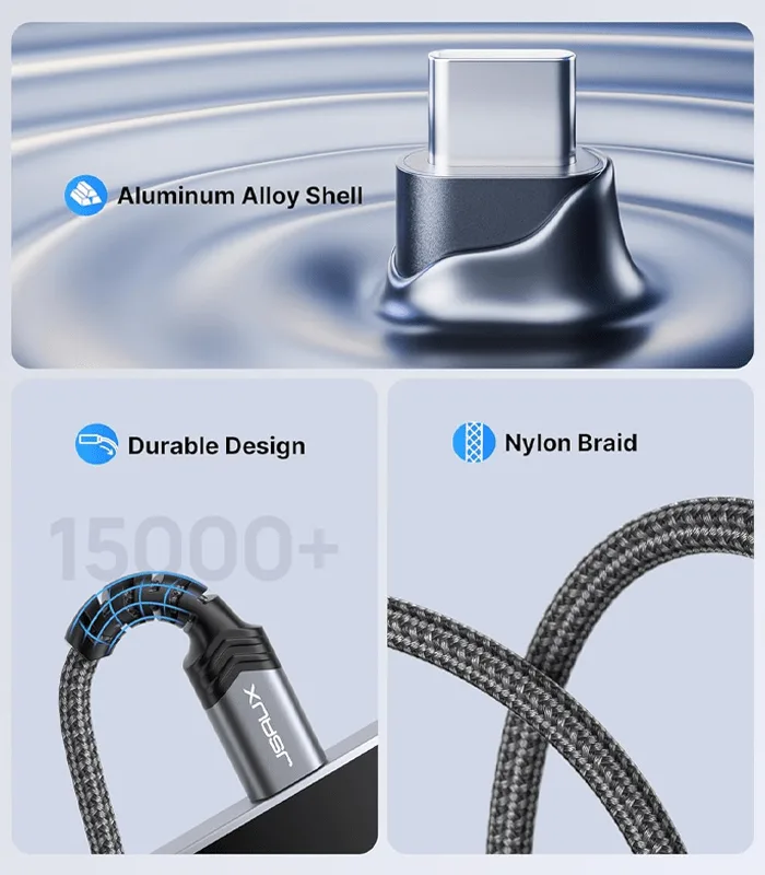 JSAUX USB Type C to 3.5mm Single Audio Splitter - Image 4