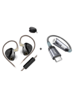 KZ CASTOR PRO BASS 3.5mm + JSAUX Type C Audio Splitter