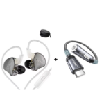 KZ EDC PRO 3.5mm + JSAUX Type C Audio Splitter