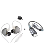 KZ EDC PRO 3.5mm + JSAUX Type C Audio Splitter